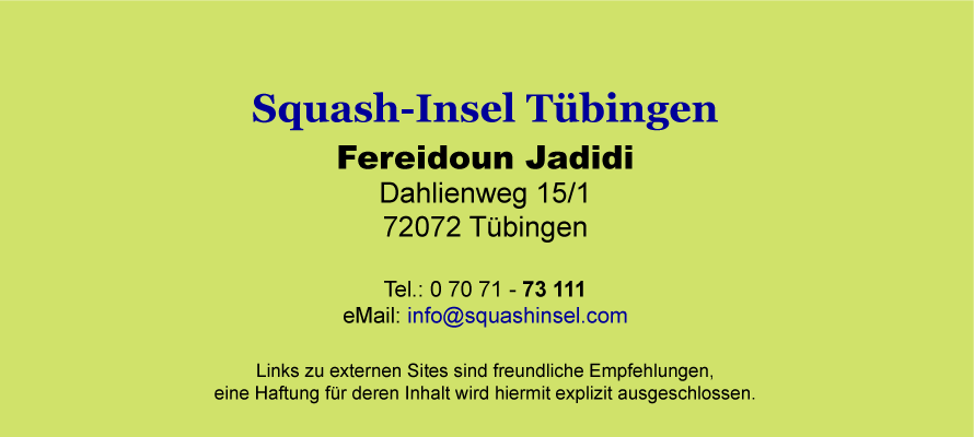 Squash-Insel Tübingen